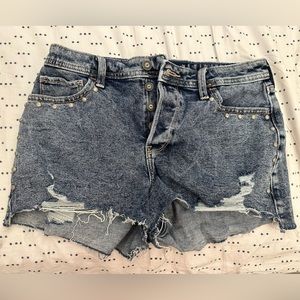 Hollister high rise jean shorts sz 7